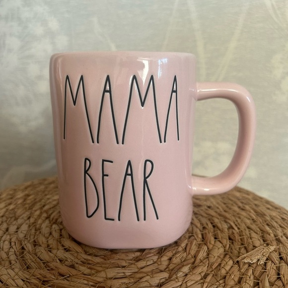 Rae Dunn Other - Rae Dunn Pink Artisan Mug “MAMA BEAR”